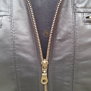 Veste en cuir véritable pour moto pour homme, pour l'hiver, prix bas, qualité supérieure, vestes en cuir - Product Image 1