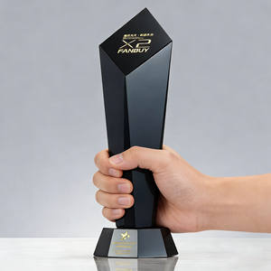 Placa <span class=keywords><strong>de</strong></span> Premio <span class=keywords><strong>de</strong></span> Cristal Negro K9 en Blanco con Logotipo Personalizado Grabado Directo <span class=keywords><strong>de</strong></span> Fábrica, Trofeo, Regalo Empresarial - Product Image 2