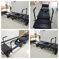 Moldeador del cuerpo/Ejercicio corporal y mental Plataforma acolchada extra gruesa Pro-Grade Pilates Reformer Commercial