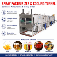 Pasteurisateur tunnel pour miel, jus de fruits, purée, ketchup – Machine de pasteurisation