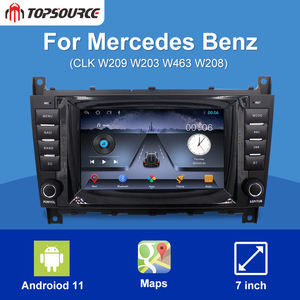 TOPSOURCE 2 + 32G 4 + 64G 7 pulgadas 2 Din Android 11 1024*600 coche DVD GPS de navegación con WIFI para Benz W203 - Product Image 2