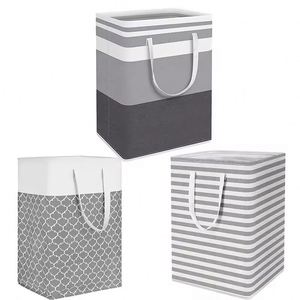 New Hot Sale Waterproof Fabric <b>Laundry</b> <b>Basket</b> Simple Clothes Sundries Storage Box <b>Foldable</b> Bag Large Capacity <b>Laundry</b> <b>Basket</b> - Product Image 1