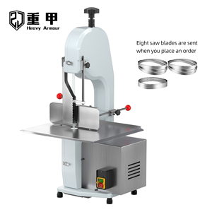 Scie à os Machine bouchers automatique 1500W Machine de découpe de viande commerciale scie à ruban électrique pour le traitement des os de chèvre de boeuf - Product Image 2