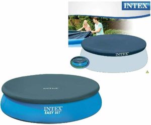 <span class=keywords><strong>INTEX</strong></span> 28021 Couverture de piscine de 10 pieds Ensemble rapide et facile Pataugeoire de piscine ronde en polyéthylène - Product Image 4