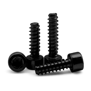 Suministro Directo de Fábrica: Tornillos Autorroscantes de Cabeza Hexagonal con Acabado Óxido Negro y Cola Plana, M2 M3 M4 M5, Varios Tamaños, Sistema Métrico - Product Image 1