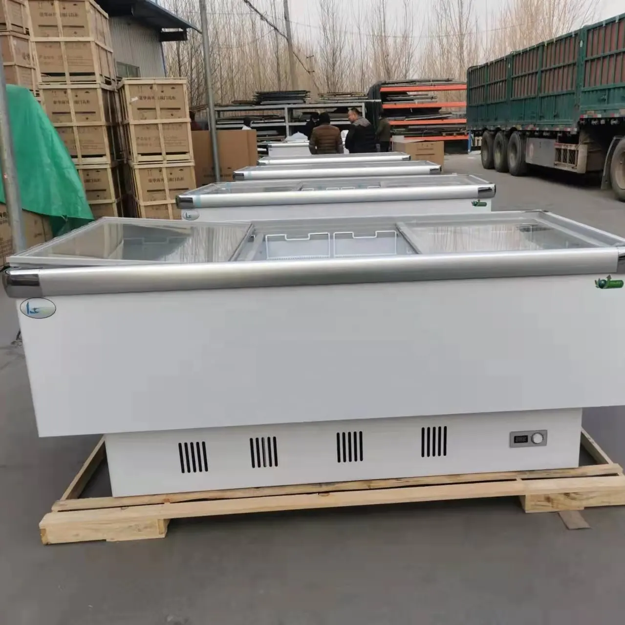 400 L 500 L 700 L 1000 liters commercial deep freezer for sale