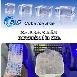 Máquina de Hielo en Cubos Comercial BLG de 200 kg, Máquina de Hielo de Acero Inoxidable para Restaurante, Bar, Hotel, Fabricación Rápida de Hielo, Máquina de Hielo Automática A - Product Image 6