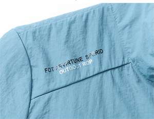 2024 hommes léger respirant été pêche vêtements de sport imperméable crème solaire chemise avec col montant activités de plein air - Product Image 5