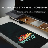 Usine personnalisée Xxxl gros tapis de souris de jeu avec repose-poignet OEM ODM PC tapis de bureau LOGO tapis de souris avec emballage de bordure en stock