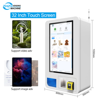 Distributeurs automatiques muraux en métal Zhzn, petits et de style dessin animé, pour cosmétiques, avec paiement par carte de crédit et SDK activé, fonctionnement automatique 24h/24