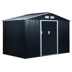 Large Metal Tool Sheds Heavy Duty Storage House Outdoor Storage Shed Steel Garden Tool Sheds For Backyard Garden Patio