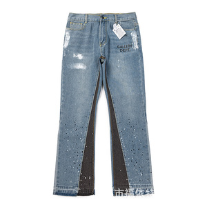 Pantalones Vaqueros Azules Desgastados de Fibra de Bambú 100% Ecológicos de Alta Calidad 2026 para Mujer, Hombre, Unisex, Estilo Urbano, Holgados - Product Image 4
