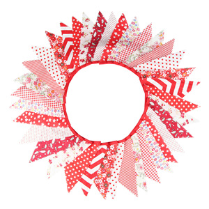 Guirnalda de Banderines Triangulares de Algodón con Estampado Floral Pastel, 10 Metros, 36 Piezas, Decoración para Fiestas de Cumpleaños Infantiles, Bodas, Graduaciones, Ramadán - Product Image 3