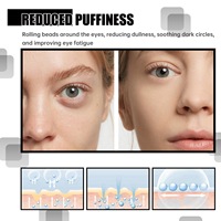 Sérum hydratant pour les yeux végétalien à marque privée, cosmétiques naturels à l'huile de ricin, anti-âge, anti-rides, avec applicateur