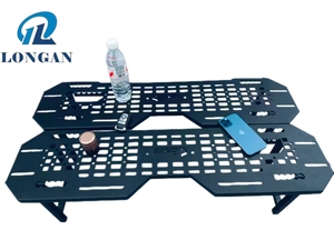 Support de benne de <span class=keywords><strong>camion</strong></span> multifonction extensible avec table pliable, bureau de camping <span class=keywords><strong>pour</strong></span> hayon de pick-up, installation facile, en alliage d'aluminium - Product Image 5