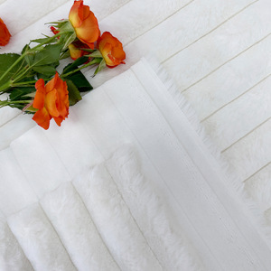 3.5Cm Lớn Thỏ Sọc Nhà Dệt May Và Quần Áo Dệt Kim 75D Sợi Đếm Gối Nguồn Cung Cấp Minky Vải - Product Image 3