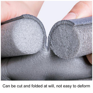 Guarnizione Impermeabile per Porte, Isolante Termico e Antispifferi, Protezione per il Basso della Porta, Barriera Antispifferi per Doppia Porta, Risparmio Energetico - Product Image 5