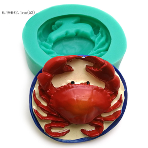 B-5056-3 Tôm Hùm Cua Hải Sản Biến Đường Nhựa Bánh Silicone Thạch Cao Xà Phòng Nến Khuôn Hương Liệu Cho Khuôn 3D - Product Image 3