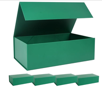 Individuell Bedruckte Starre Papierbox Kleidung Schuh Verpackung Magnet Recycelbare Faltbare Karton Schwarz Weiß Geschenkboxen
