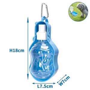 ขวดน้ำพกพาสำหรับสัตว์เลี้ยง น้ำหนักเบา ป้องกันการรั่วซึม พร้อมหัวจุกใช้งานง่าย เหมาะสำหรับการเดินเล่นและดูแลรักษา - Product Image 1