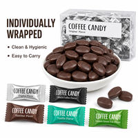 Bonbons végétaliens sans sucre, café instantané en forme de grains, comprimés de café à mâcher