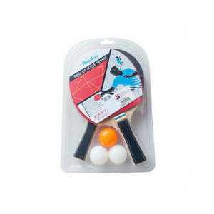 Ping Pong Racket Set With 3 Balls Table Tennis Equipment For Indoor Play - Product Image 2