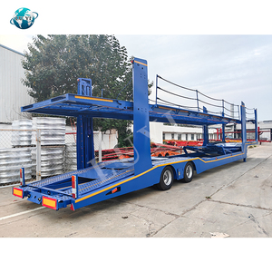 LUYI 8 <span class=keywords><strong>places</strong></span> Européenne Voiture Transport Remorque Double Plancher BPW <span class=keywords><strong>2</strong></span> Essieux Acier Transporteur Semi Remorque à <span class=keywords><strong>vendre</strong></span> - Product Image 1