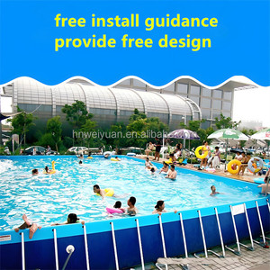 Nouveau cadre <span class=keywords><strong>rectangulaire</strong></span> familial en gros d'usine au-dessus de la <span class=keywords><strong>piscine</strong></span> au <span class=keywords><strong>sol</strong></span> de grande taille - Product Image 2