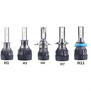หลอดไฟหน้ารถยนต์ H11-CSP LED อะไหล่รถยนต์ H1 H3 H11 H7 H4 - Product Image 2