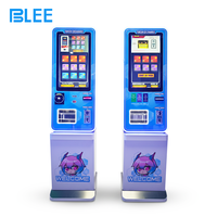 Machine à échange de monnaie à écran tactile BLEE, écran de 21,5 pouces, autocollants personnalisables en plusieurs devises pour centre commercial