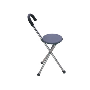 Chaise-tabouret en acier inoxydable pour personnes âgées, trépied avec embouts en caoutchouc, multifonctionnel, soutien pour la santé et le massage - Product Image 2