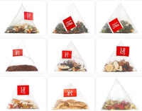 Hete & gekoelde zwarte thee blends, kalmerende blend kruidenthee zakjes, gearomatiseerde fruitige Oolong piramide thee zakjes, watermeloen mango kruidenthee