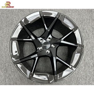 Jantes de voiture en alliage d'aluminium forgé de 20 pouces, 21 pouces, 22 pouces, 23 pouces, 24 pouces avec revêtement en carbone sec pour Lambo URUS - Product Image 2