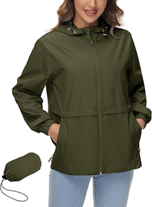 <span class=keywords><strong>Veste</strong></span> coupe-vent compressible imperméable légère pour femmes Style coloré personnalisé Vêtements quotidiens Imperméable Tendances américaines Coupe-vent - Product Image 6