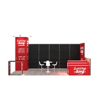 Stand d'exposition modulaire portable en aluminium SEG 10x20 pour salon professionnel et foire commerciale