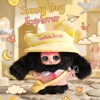 Set de Rompecabezas Peekaboo Save World, Colección de 6 Piezas, Lindos Personajes de Anime de Gatos, Caja Misteriosa Coleccionable, Temática de Fantasía y Ciencia Ficción