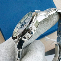 Jam Tangan Mekanik Valerius untuk Pria, Dial Angka Romawi, Multi Sub-dial, Tali Baja Skeleton