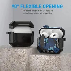 Bon marché Nouveaux accessoires pour écouteurs sans fil Étui de protection pour <span class=keywords><strong>Airpods</strong></span> <span class=keywords><strong>Pro</strong></span> Camouflage Housse antichoc Casque Écouteurs Étuis pour écouteurs - Product Image 3