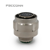 Connecteur électrique circulaire industriel PSCCONN série D38999 III J599 26FC35SN, 22 broches, 33A 400V, avec écrou de blocage, type aviation