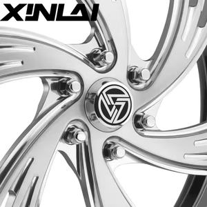 Xl कस्टम गहरी डिश क्रोम पॉलिश 6x139.7 20 22 24 इंच मोनोब्लॉक पहियों के लिए जाली पहियों को जाली पहिए - Product Image 3