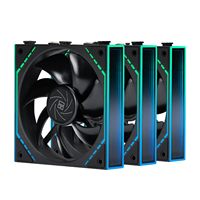 Ventiladores para Caja de PC Thermalright TL-M12Q X3 de 120 mm, Ventiladores PWM ARGB, 2000 RPM, Alto Flujo de Aire, Conexión en Cadena, Iluminación Infinity Mirror, Paquete de 3
