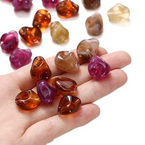 Piedras Acrílicas Irregulares de Imitación de 12 mm, Accesorios para Joyería DIY, Decoración para Cadenas de Teléfonos Móviles, Colores Variados - Product Image 2