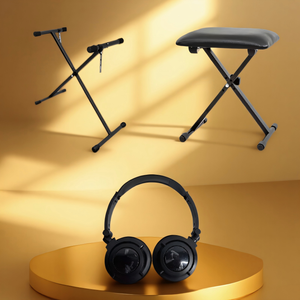 Ensemble <span class=keywords><strong>de</strong></span> base pour <span class=keywords><strong>musicien</strong></span> AIERKE avec chaise <span class=keywords><strong>de</strong></span> soutien et support d'équipement - Product Image 2