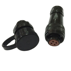 ขั้วต่อวงกลม CSP TR12J4AK4P เกลียว M12 อลูมิเนียมอัลลอยด์ ทองเหลือง ชุบทอง สำหรับเครื่องมือและอุปกรณ์อิเล็กทรอนิกส์ - Product Image 2