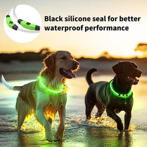 <span class=keywords><strong>Collar</strong></span> LED Recargable por USB para Mascotas, Perros y Gatos, Resistente al Agua, con Doble Luz, <span class=keywords><strong>TPU</strong></span>, Fibra Óptica Súper Brillante, <span class=keywords><strong>Collar</strong></span> Luminoso para Perros - Product Image 6