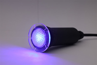 Lampe de piscine LED étanche populaire IP68 1,5 pouce RGBW sans niche 12VAC 12W, remplacement Pentair GloBrite pour éclairage sous-marin