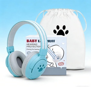 <span class=keywords><strong>Casque</strong></span> anti-<span class=keywords><strong>bruit</strong></span> 2-en-1 <span class=keywords><strong>pour</strong></span> bébé avec serre-tête réglable, idéal <span class=keywords><strong>pour</strong></span> l'extérieur, <span class=keywords><strong>pour</strong></span> nourrissons et tout-petits, <span class=keywords><strong>pour</strong></span> un sommeil apaisant - Product Image 4