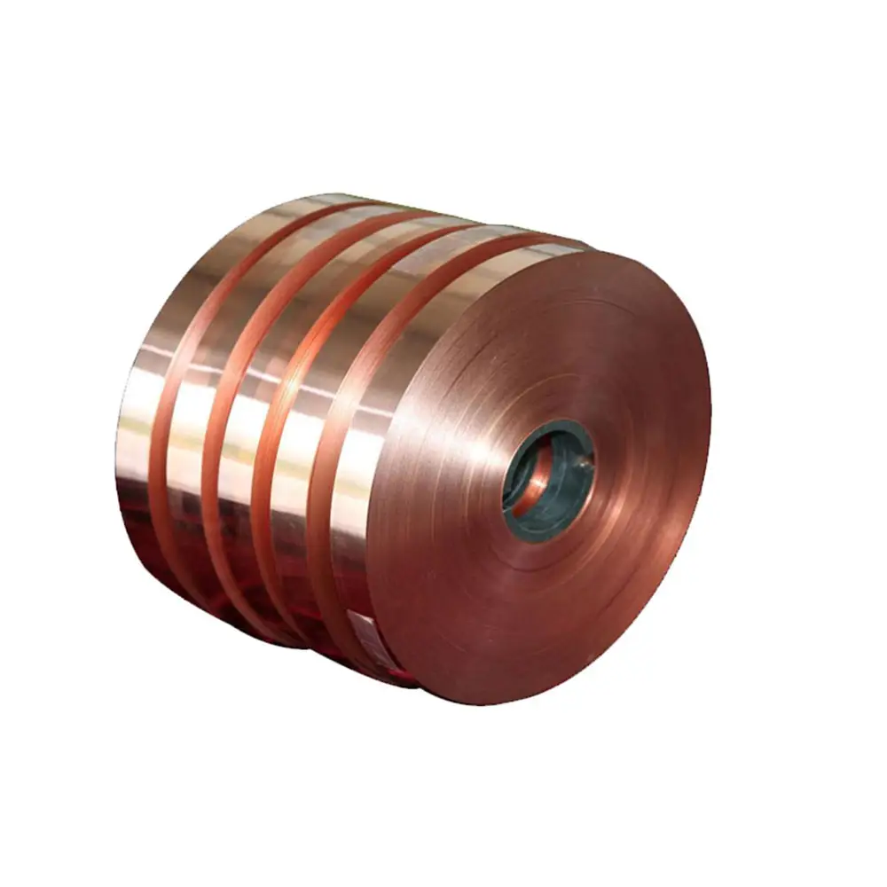 High Strength 0.25mmx9.5mm Wrought Alloy Beryllium Copper Strip C17200 for Spring with Welding Bending Cutting Punching Services
