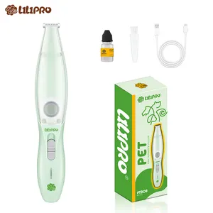 LILIPRO nuovo trimmer professionale per cani e zampe di gatto con lama in ceramica e funzione di raccolta dei capelli con aspirazione sottovuoto