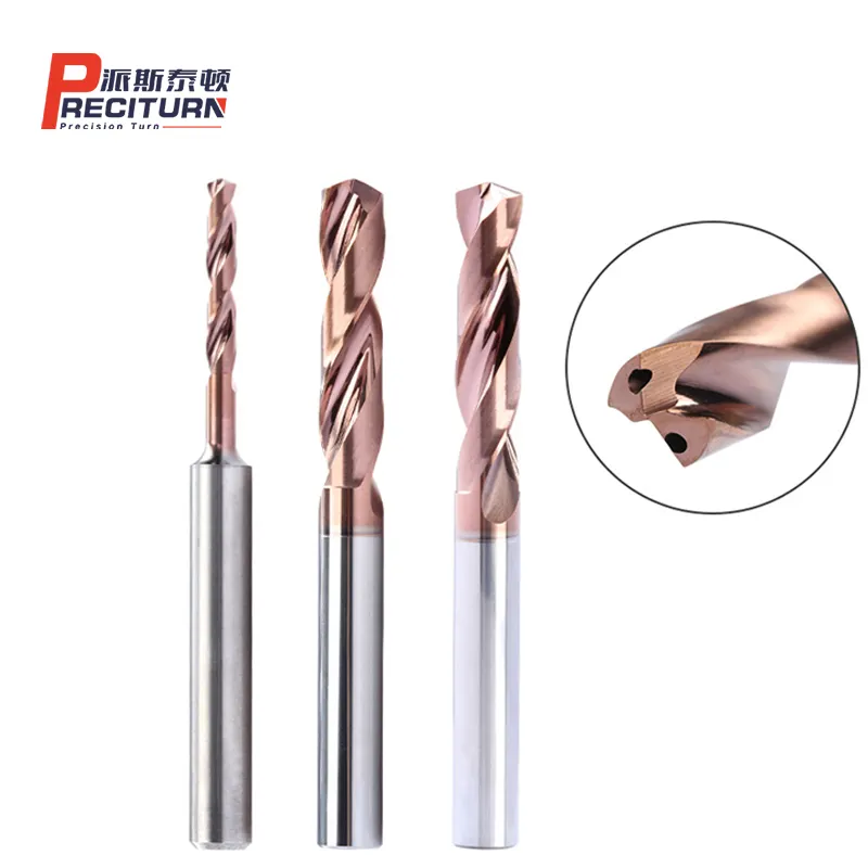 Độ chính xác cao nội bộ làm mát khoan bit DIN 3xd 5xd Carbide khoan